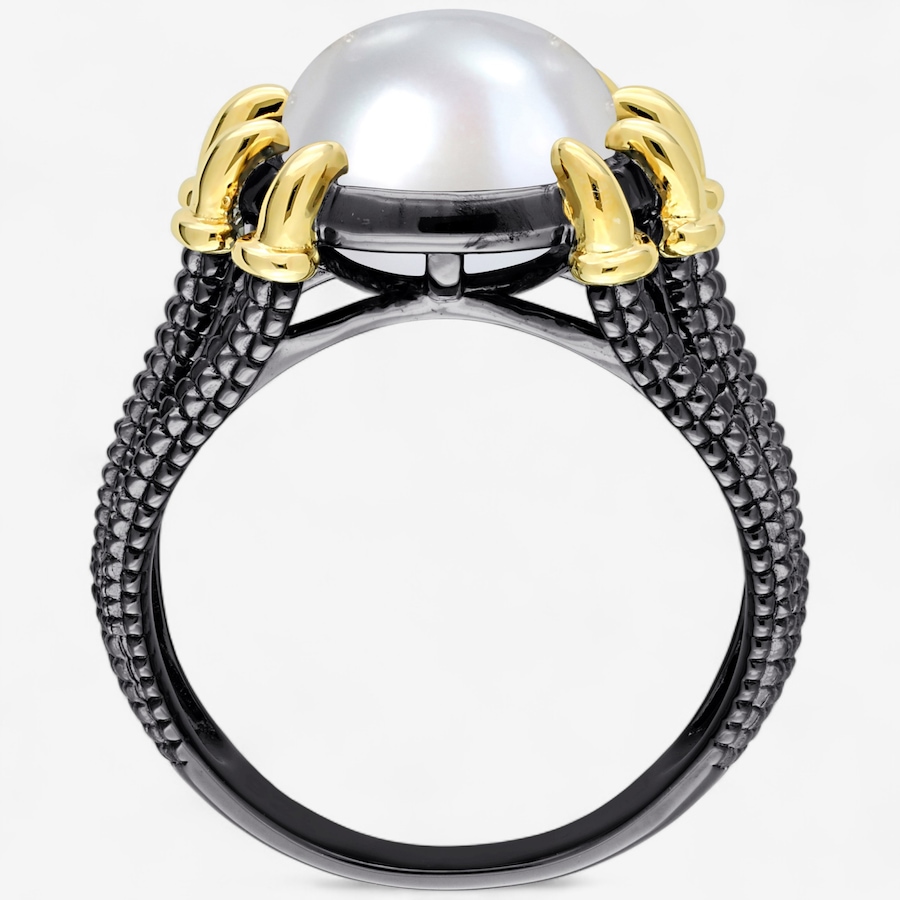 Image 746764_ALTMORE2.jpg, Product 746-764 / Price $129.99, Amour Pearls Sterling Silver Cultured Freshwater Pearl Multi Shank Men's Ring from Amour Pearls on TSC.ca's Jewellery department