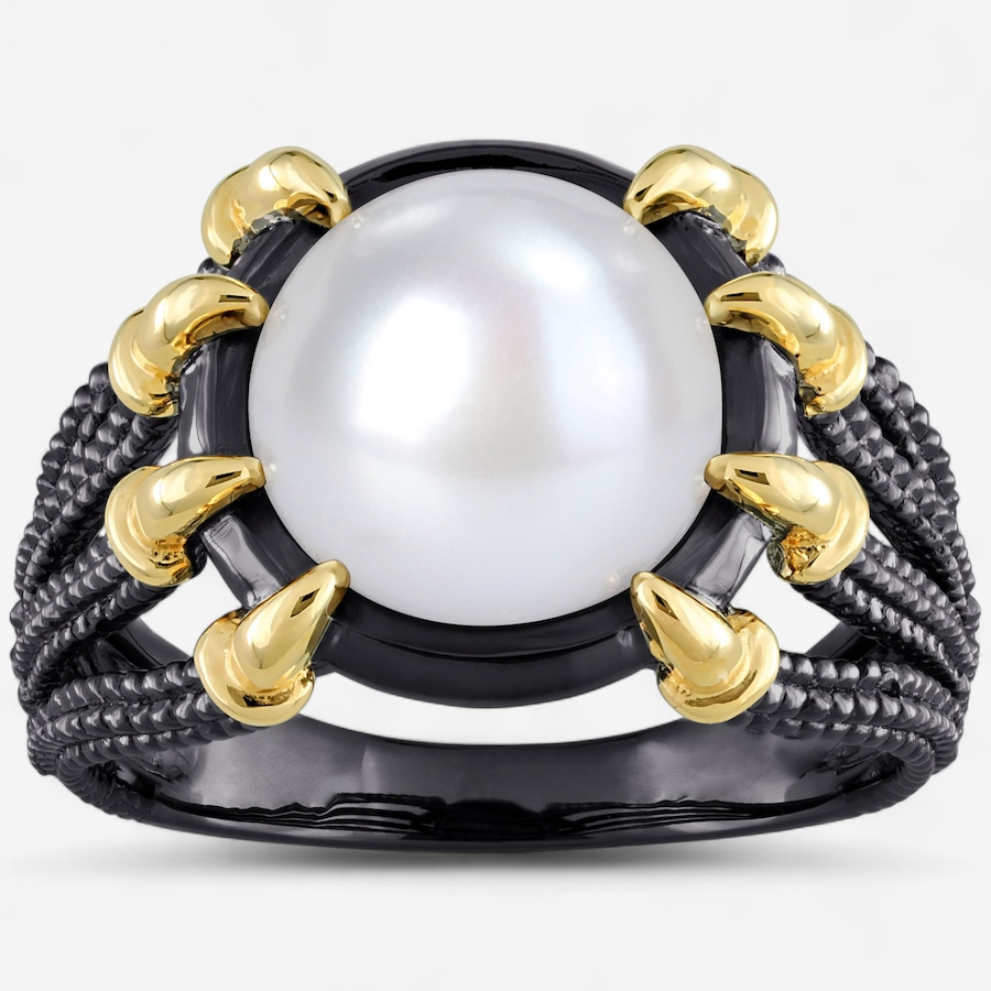Image 746764_ALTMORE3.jpg, Product 746-764 / Price $129.99, Amour Pearls Sterling Silver Cultured Freshwater Pearl Multi Shank Men's Ring from Amour Pearls on TSC.ca's Jewellery department