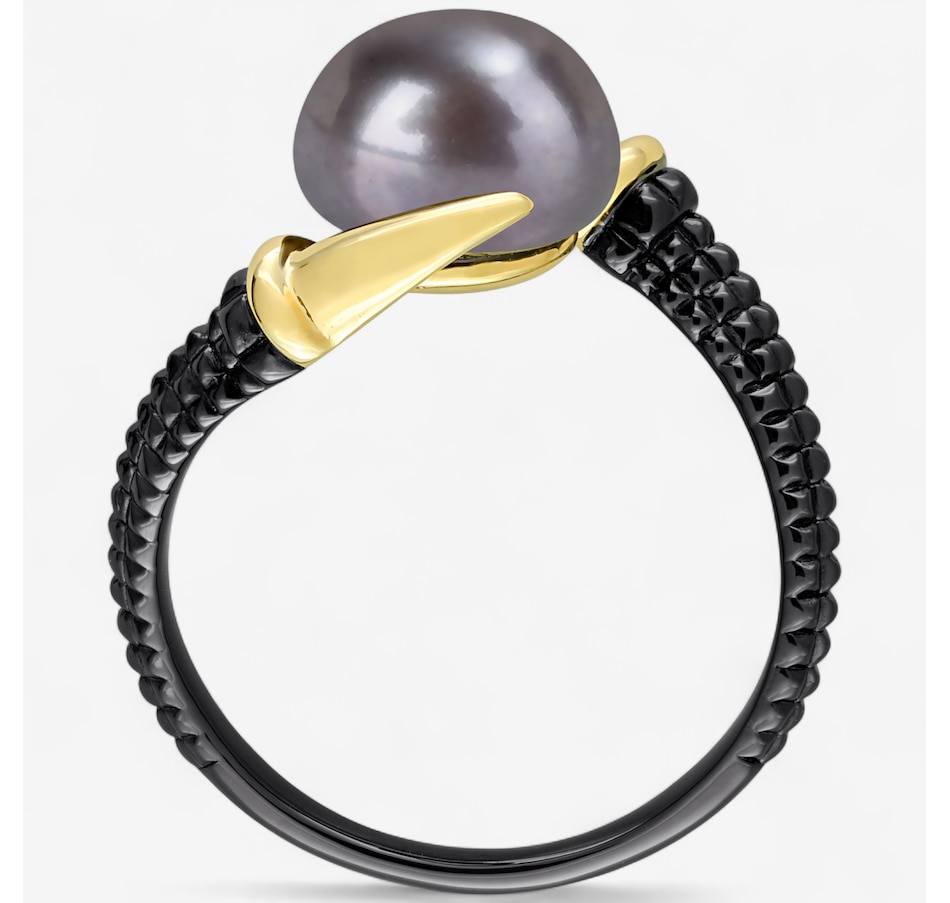 Image 746765_ALTMORE2.jpg, Product 746-765 / Price $119.99, Amour Pearls Sterling Silver Two-Tone Cultured Freshwater Pearl Men's Ring from Amour Pearls on TSC.ca's Jewellery department