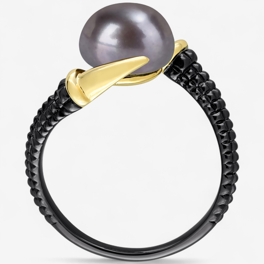 Image 746765_ALTMORE2.jpg, Product 746-765 / Price $119.99, Amour Pearls Sterling Silver Two-Tone Cultured Freshwater Pearl Men's Ring from Amour Pearls on TSC.ca's Jewellery department