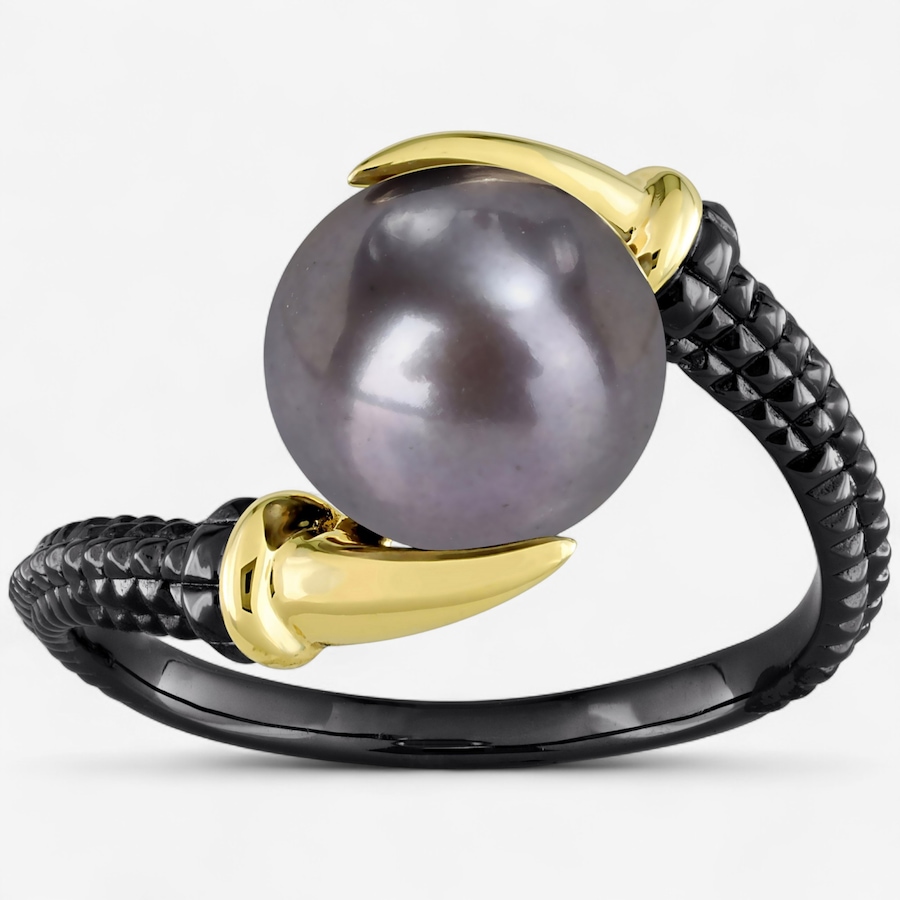 Image 746765_ALTMORE3.jpg, Product 746-765 / Price $119.99, Amour Pearls Sterling Silver Two-Tone Cultured Freshwater Pearl Men's Ring from Amour Pearls on TSC.ca's Jewellery department