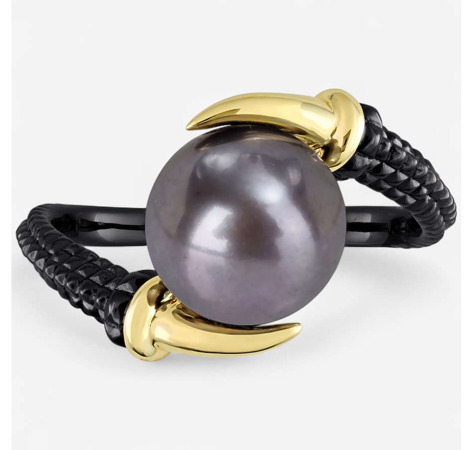 Image 746765_ALTMORE4.jpg, Product 746-765 / Price $119.99, Amour Pearls Sterling Silver Two-Tone Cultured Freshwater Pearl Men's Ring from Amour Pearls on TSC.ca's Jewellery department