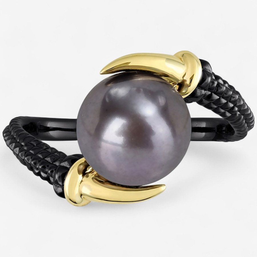 Image 746765_ALTMORE4.jpg, Product 746-765 / Price $119.99, Amour Pearls Sterling Silver Two-Tone Cultured Freshwater Pearl Men's Ring from Amour Pearls on TSC.ca's Jewellery department