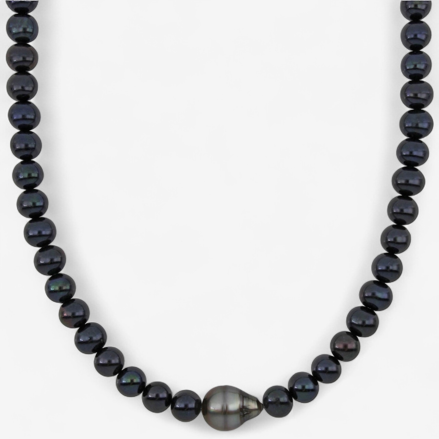Image 746766.jpg, Product 746-766 / Price $229.99, Amour Pearls Sterling Silver Cultured South Sea Black Tahitian Freshwater Pearl Necklace from Amour Pearls on TSC.ca's Jewellery department