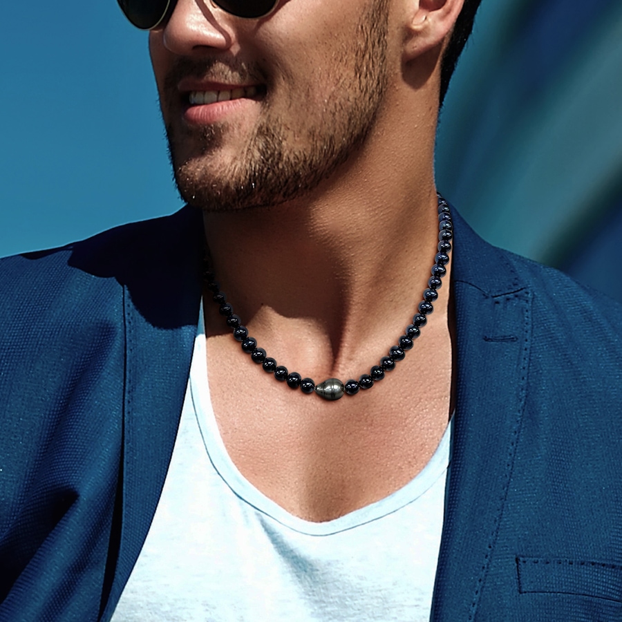 Image 746766_ALTMORE3.jpg, Product 746-766 / Price $229.99, Amour Pearls Sterling Silver Cultured South Sea Black Tahitian Freshwater Pearl Necklace from Amour Pearls on TSC.ca's Jewellery department