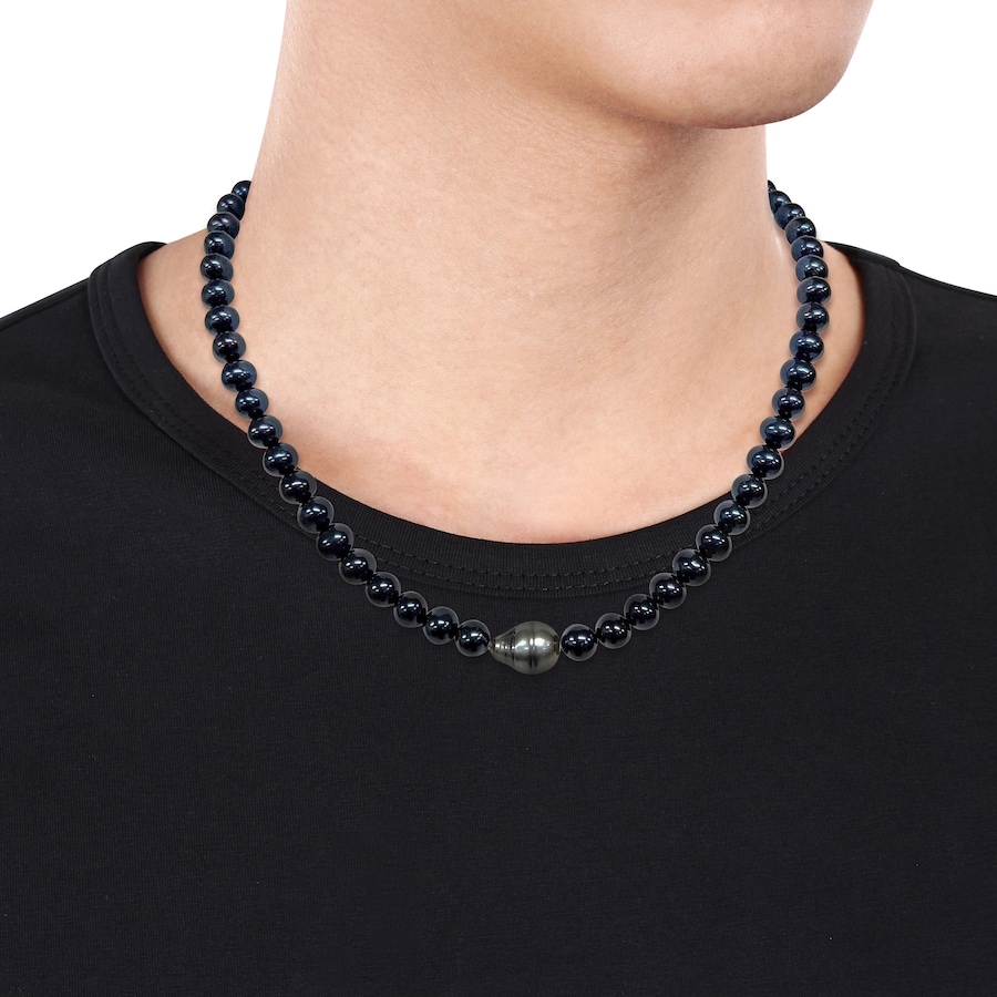 Image 746766_ALTMORE4.jpg, Product 746-766 / Price $229.99, Amour Pearls Sterling Silver Cultured South Sea Black Tahitian Freshwater Pearl Necklace from Amour Pearls on TSC.ca's Jewellery department