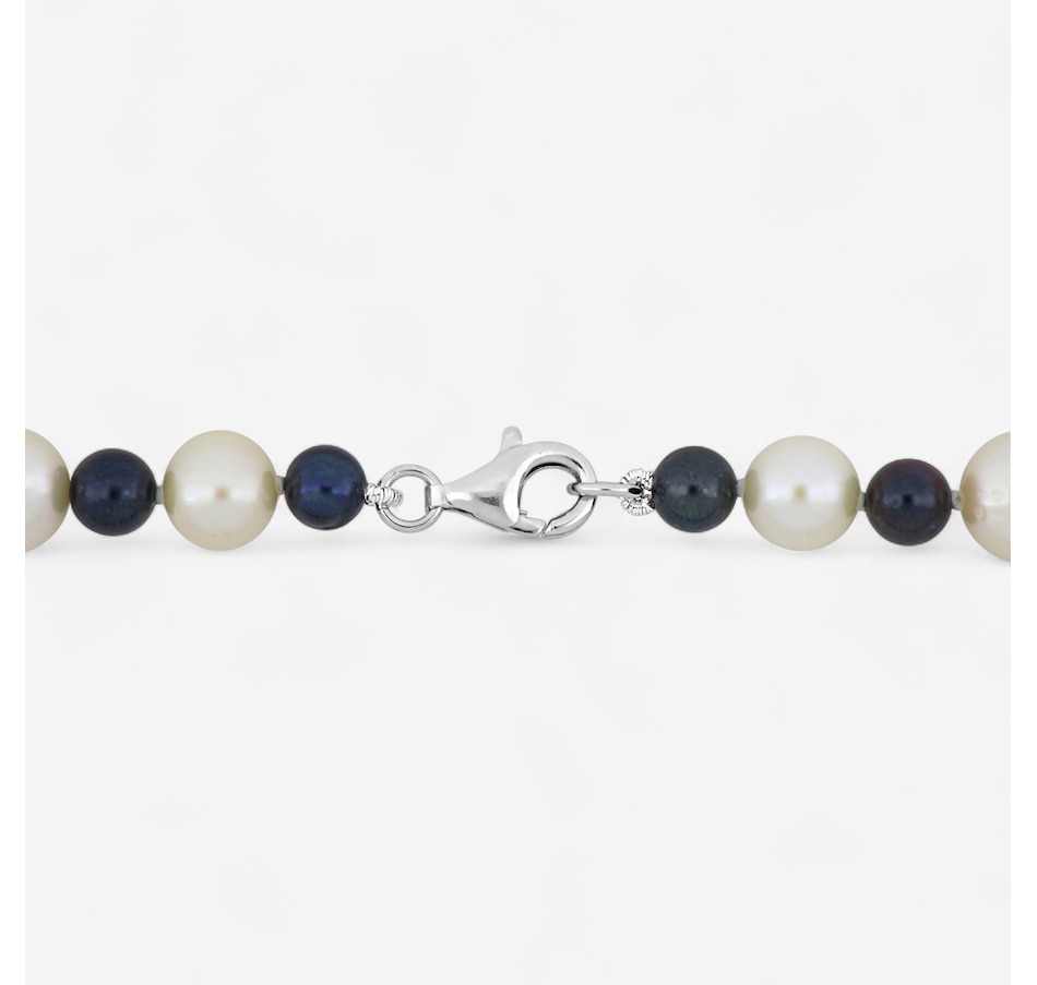 Image 746767_ALTMORE1.jpg, Product 746-767 / Price $119.99, Amour Pearls Sterling Silver Cultured Black White FreshWater Pearl Necklace from Amour Pearls on TSC.ca's Jewellery department