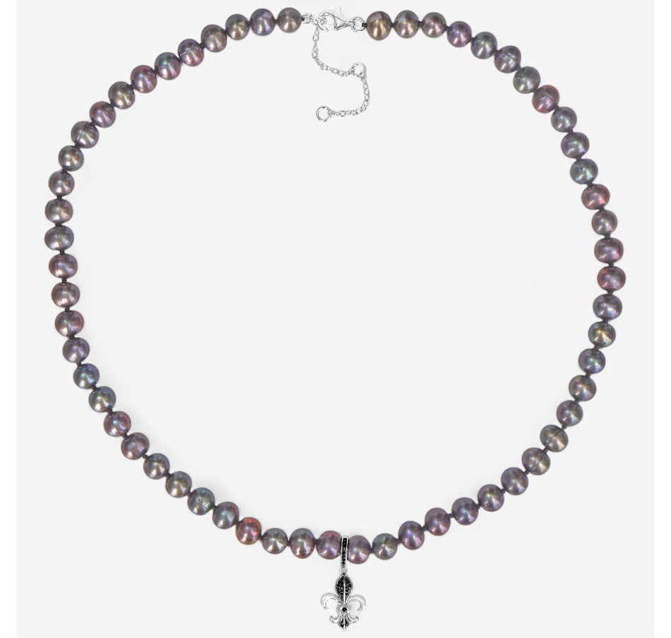 Image 746770_ALTMORE1.jpg, Product 746-770 / Price $279.99, Amour Pearls Sterling Silver Cultured Black FreshWater Pearl Pendant Necklace from Amour Pearls on TSC.ca's Jewellery department