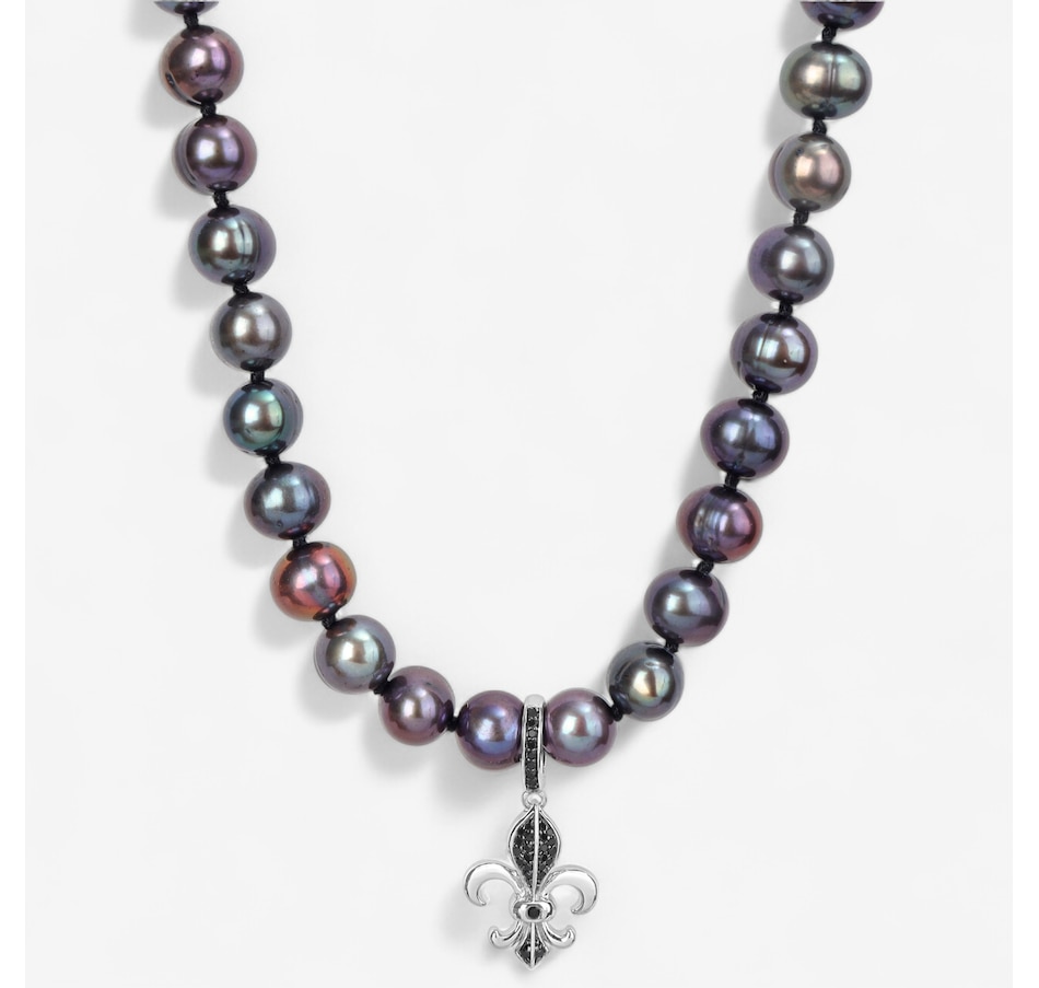 Image 746770_ALTMORE4.jpg, Product 746-770 / Price $279.99, Amour Pearls Sterling Silver Cultured Black FreshWater Pearl Pendant Necklace from Amour Pearls on TSC.ca's Jewellery department
