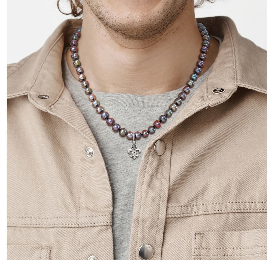 Image 746770_ALTMORE6.jpg, Product 746-770 / Price $279.99, Amour Pearls Sterling Silver Cultured Black FreshWater Pearl Pendant Necklace from Amour Pearls on TSC.ca's Jewellery department