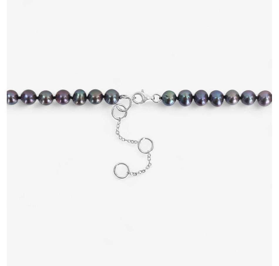 Image 746771_ALTMORE3.jpg, Product 746-771 / Price $199.99, Amour Pearls Sterling Silver Cultured Black FreshWater Pearl Pendant Necklace from Amour Pearls on TSC.ca's Jewellery department