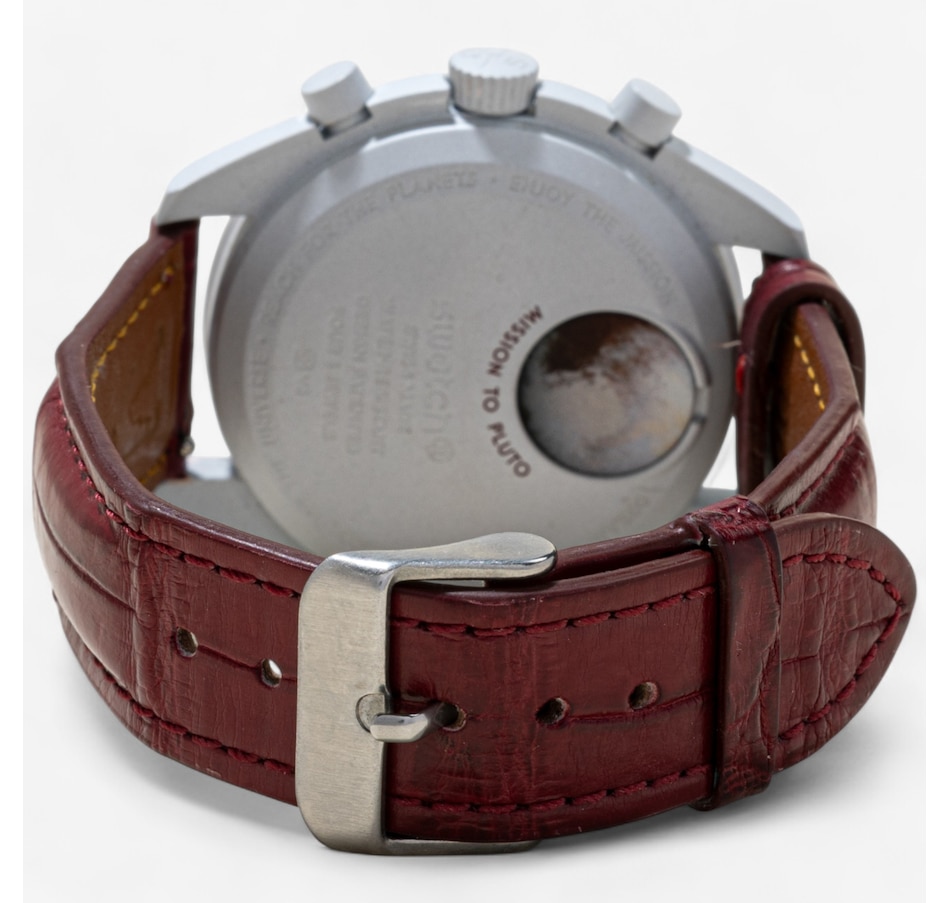 Image 746775_ALTMORE4.jpg, Product 746-775 / Price $295.00, Estate Originals SWATCH/OMEGA SPEEDMASTER MOONSWATCH MISSION TO PLUTO Swiss Made Watch from Estate Originals on TSC.ca's Jewellery department