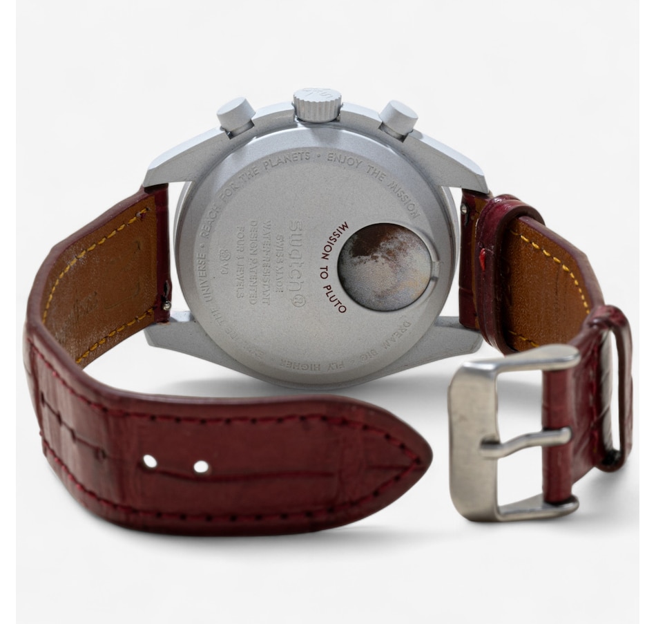 Image 746775_ALTMORE5.jpg, Product 746-775 / Price $295.00, Estate Originals SWATCH/OMEGA SPEEDMASTER MOONSWATCH MISSION TO PLUTO Swiss Made Watch from Estate Originals on TSC.ca's Jewellery department
