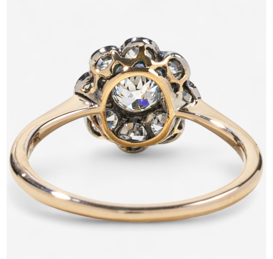 Image 746788_ALTMORE3.jpg, Product 746-788 / Price $1,395.00, Estate Originals 18K Yellow and White Gold Old European Cut Diamond Cluster Ring from Estate Originals on TSC.ca's Jewellery department