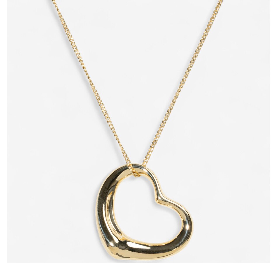 Image 746798.jpg, Product 746-798 / Price $3,995.00, Estate Originals 18K Yellow Gold TIFFANY & Co. ELSA PERETTI Open Heart Pendant from Estate Originals on TSC.ca's Jewellery department