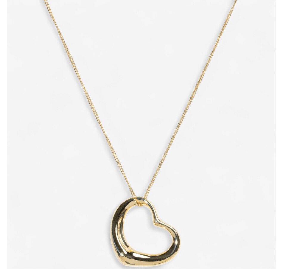 Image 746798_ALTMORE1.jpg, Product 746-798 / Price $3,995.00, Estate Originals 18K Yellow Gold TIFFANY & Co. ELSA PERETTI Open Heart Pendant from Estate Originals on TSC.ca's Jewellery department
