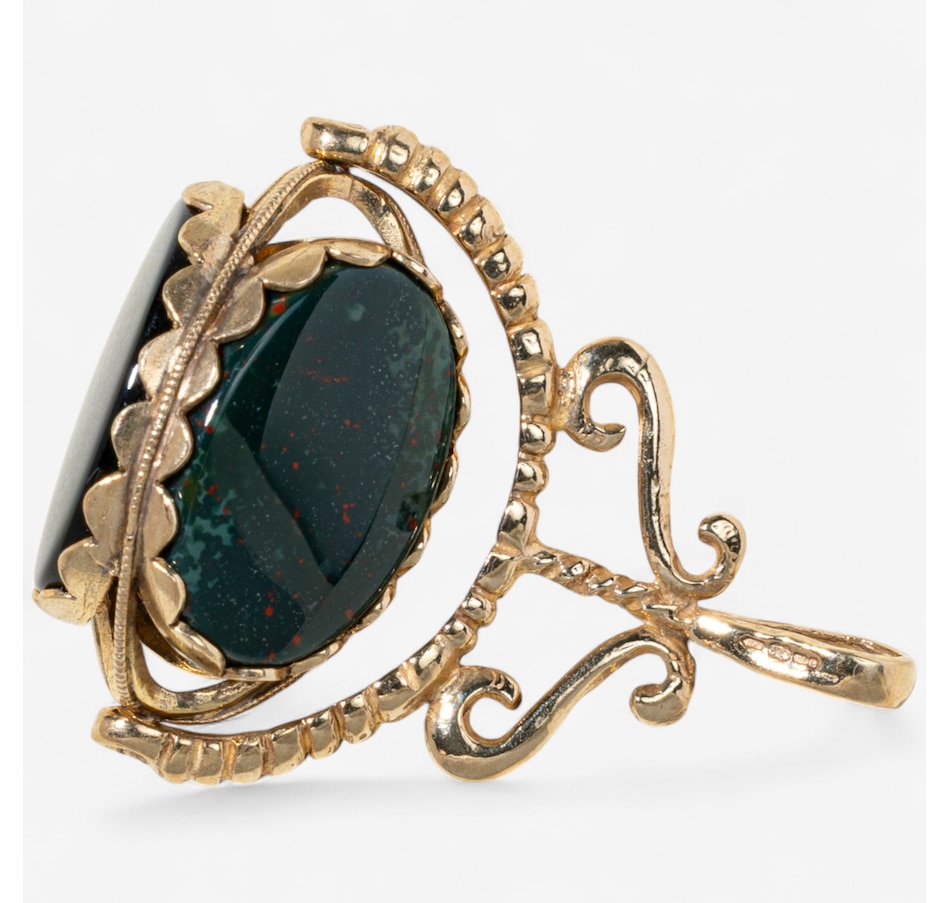 Image 746807_ALTMORE4.jpg, Product 746-807 / Price $1,995.00, Estate Originals Antique 9K Gold Spinner Fob with Carnelian, Onyx, and Bloodstone from Estate Originals on TSC.ca's Jewellery department