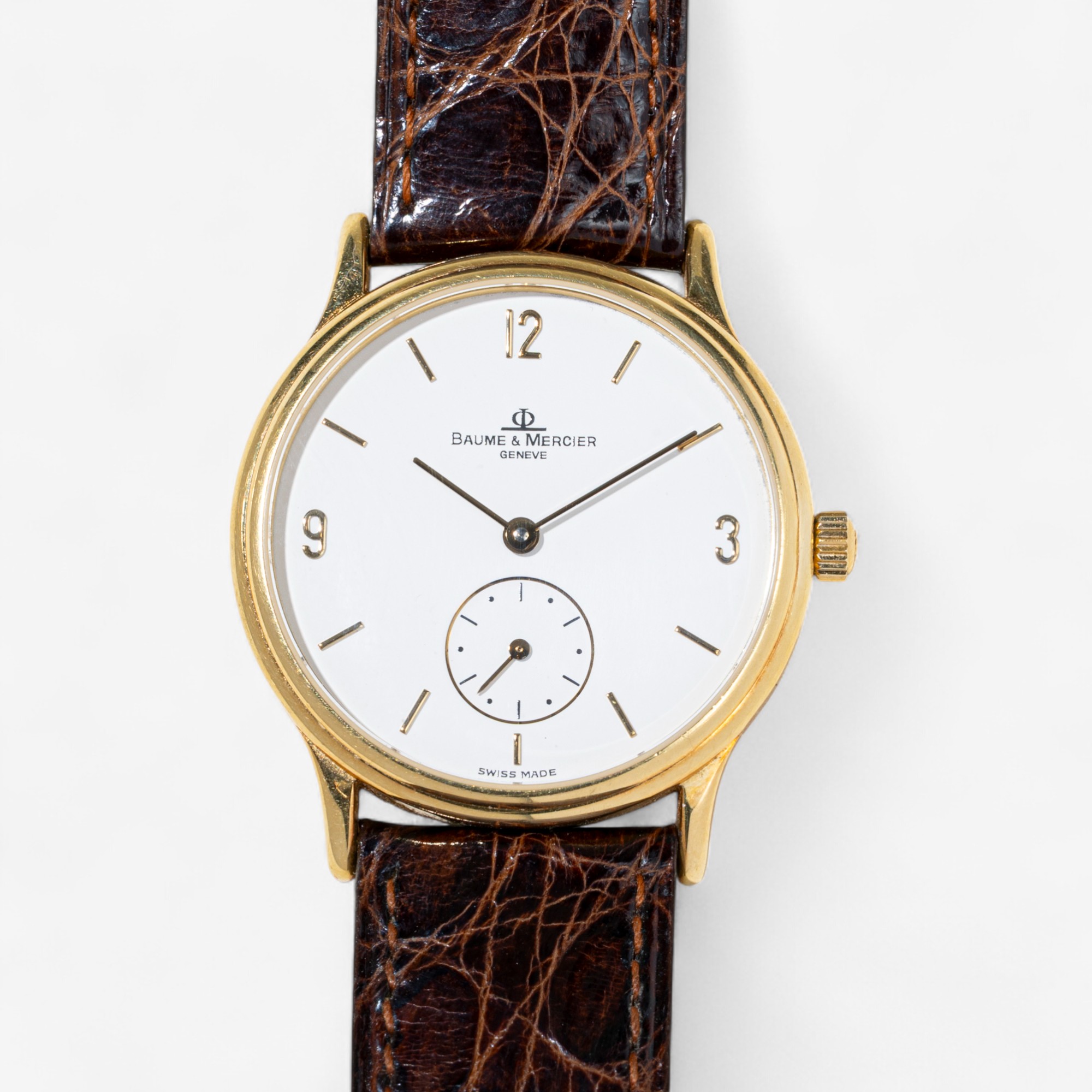 Baume & Mercier 18K 金無垢 質屋鑑定済み Estate Originals 18K Yellow Gold BAUME & MERCIER Swiss Made