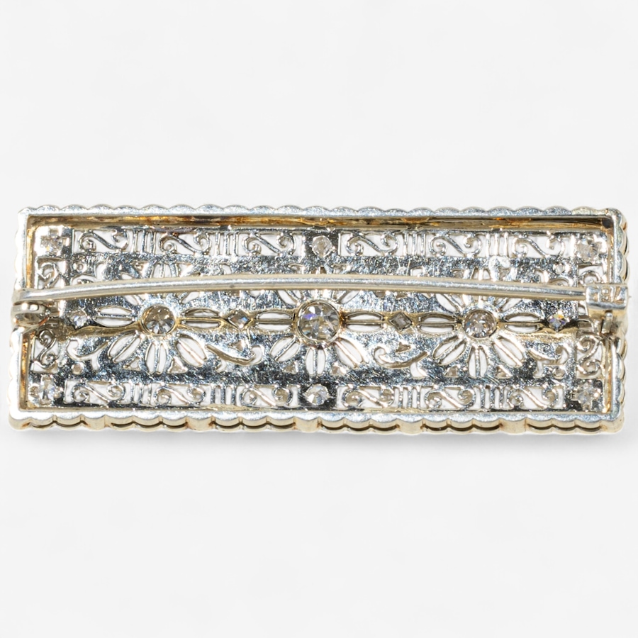Image 746938_ALTMORE1.jpg, Product 746-938 / Price $3,295.00, Estate Originals 18K White Gold Old European Cut Diamond Brooch from Estate Originals on TSC.ca's Jewellery department