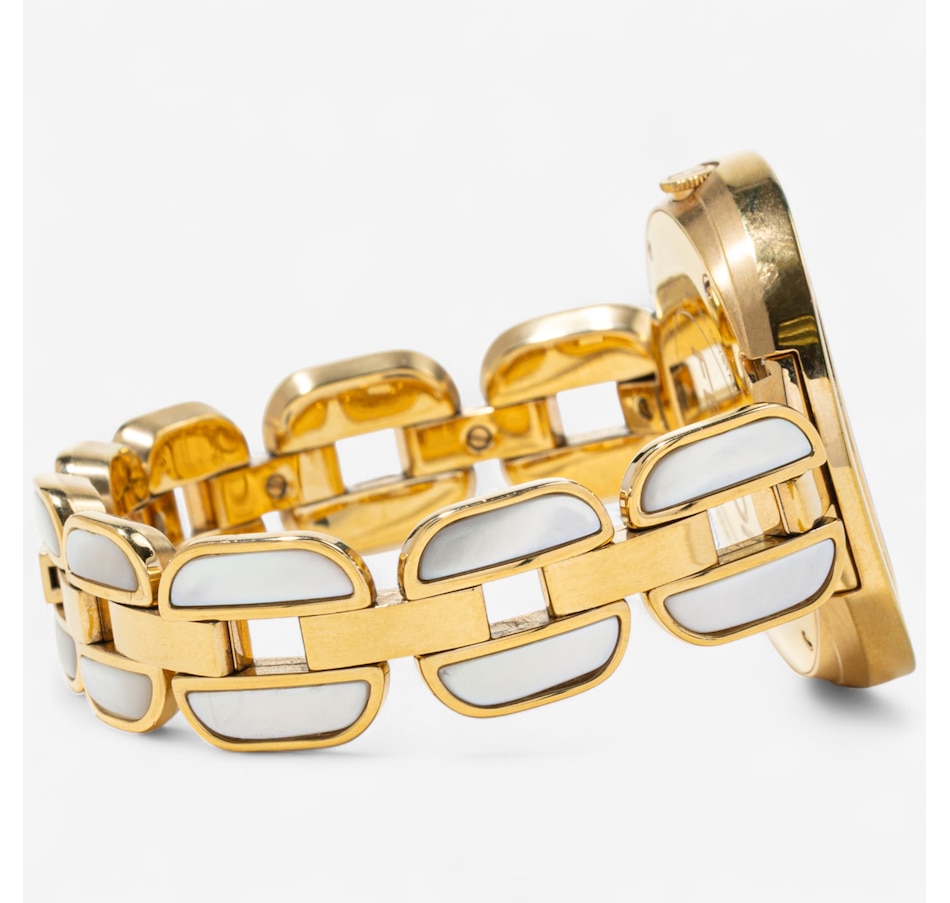 Image 747062_ALTMORE3.jpg, Product 747-062 / Price $1,995.00, Estate Originals Gold-Plated Stainless-Steel Mother-of-Pearl Fendi "My Way" Swiss Made Quartz Watch from Estate Originals on TSC.ca's Jewellery department