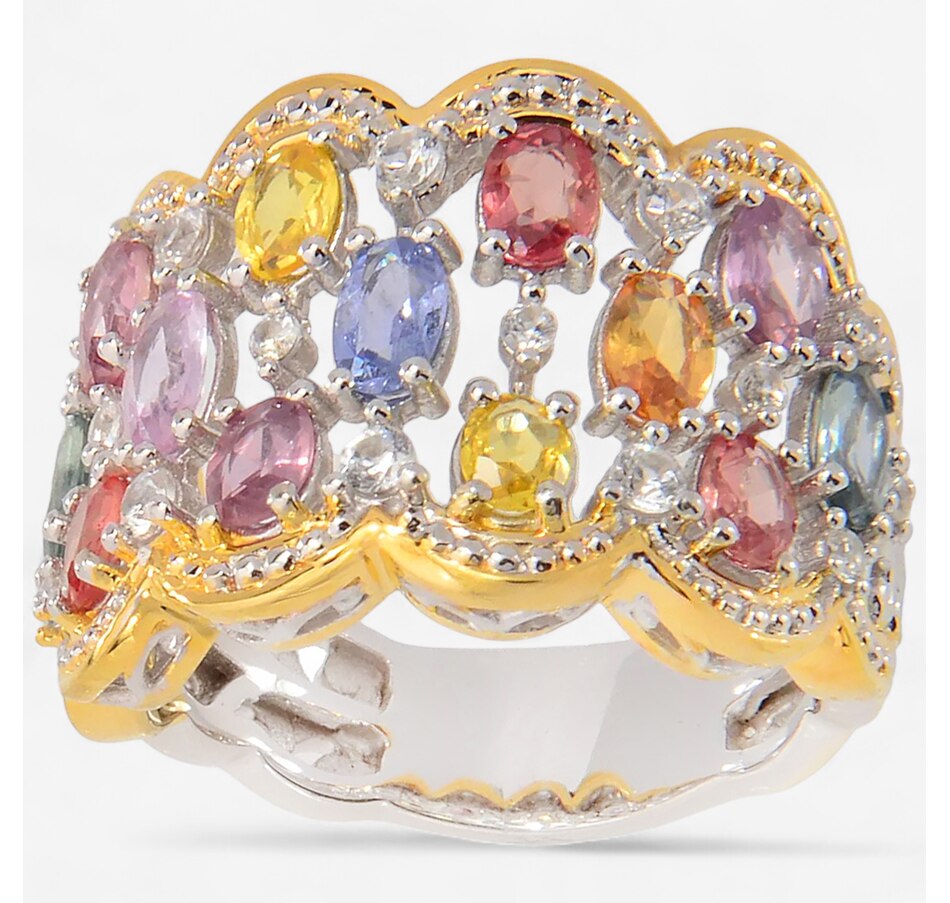 Image 747086.jpg, Product 747-086 / Price $419.99, Gems En Vogue Palladium Silver Pastel Sapphire Band Ring from Gems En Vogue on TSC.ca's Jewellery department