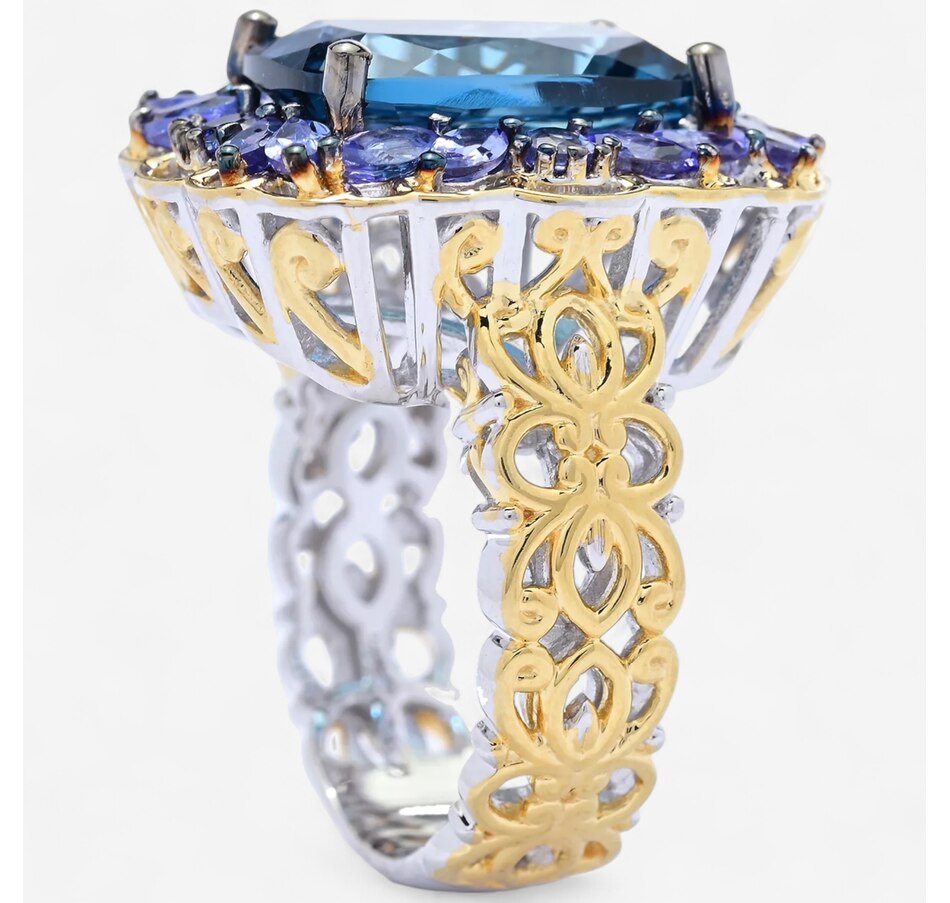 Image 747091_ALTMORE1.jpg, Product 747-091 / Price $479.99, Gems En Vogue Palladium Silver London Blue Topaz & Tanzanite Ring from Gems En Vogue on TSC.ca's Jewellery department