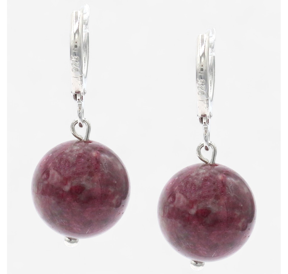 Image 747098_PTO.jpg, Product 747-098 / Price $129.99, Gems En Vogue Palladium Silver Gemstone Bead Drop Earrings from Gems En Vogue on TSC.ca's Jewellery department