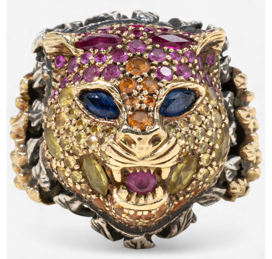 Image 747108.jpg, Product 747-108 / Price $5,595.00, Estate Originals GUCCI 18K Yellow and Silver Fancy Lion Head Ring from Estate Originals on TSC.ca's Jewellery department