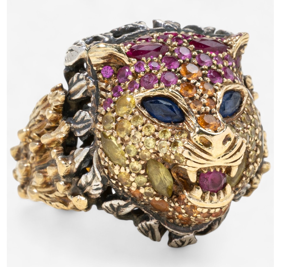 Image 747108_ALTMORE1.jpg, Product 747-108 / Price $5,595.00, Estate Originals GUCCI 18K Yellow and Silver Fancy Lion Head Ring from Estate Originals on TSC.ca's Jewellery department