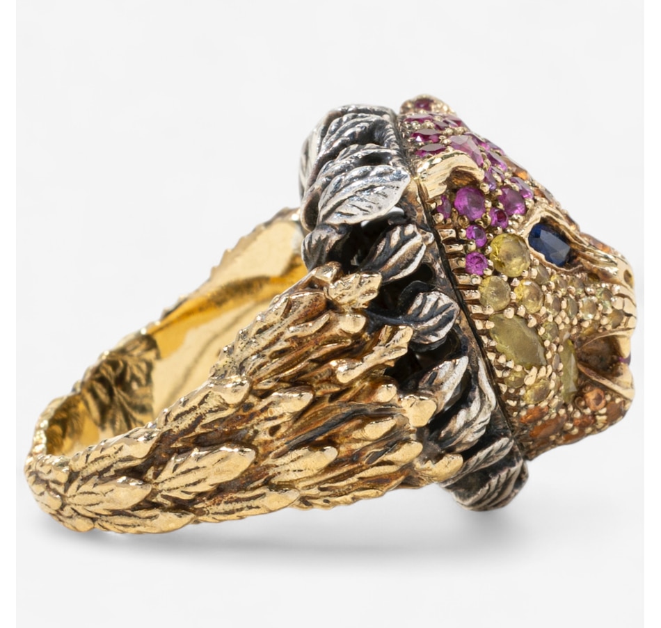 Image 747108_ALTMORE2.jpg, Product 747-108 / Price $5,595.00, Estate Originals GUCCI 18K Yellow and Silver Fancy Lion Head Ring from Estate Originals on TSC.ca's Jewellery department