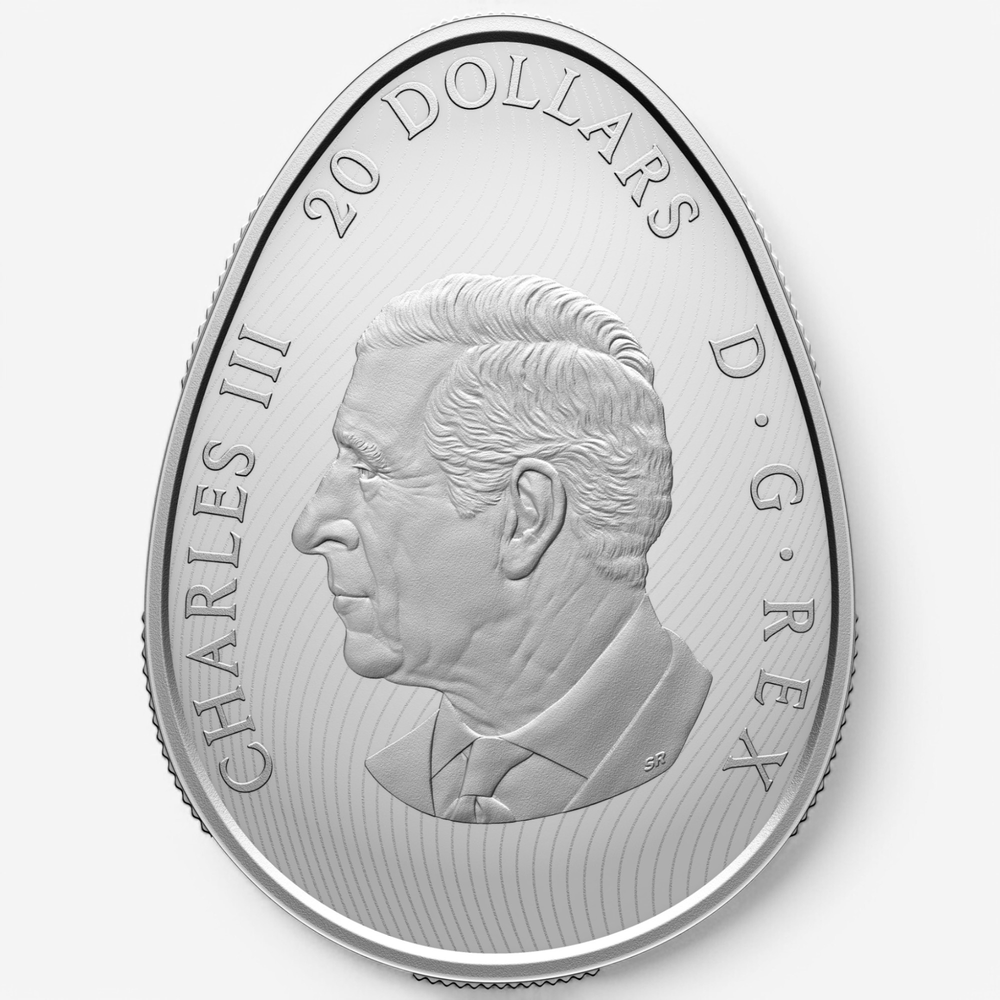2025 $20 Fine Silver Pysanka Egg Coin - TSC.ca