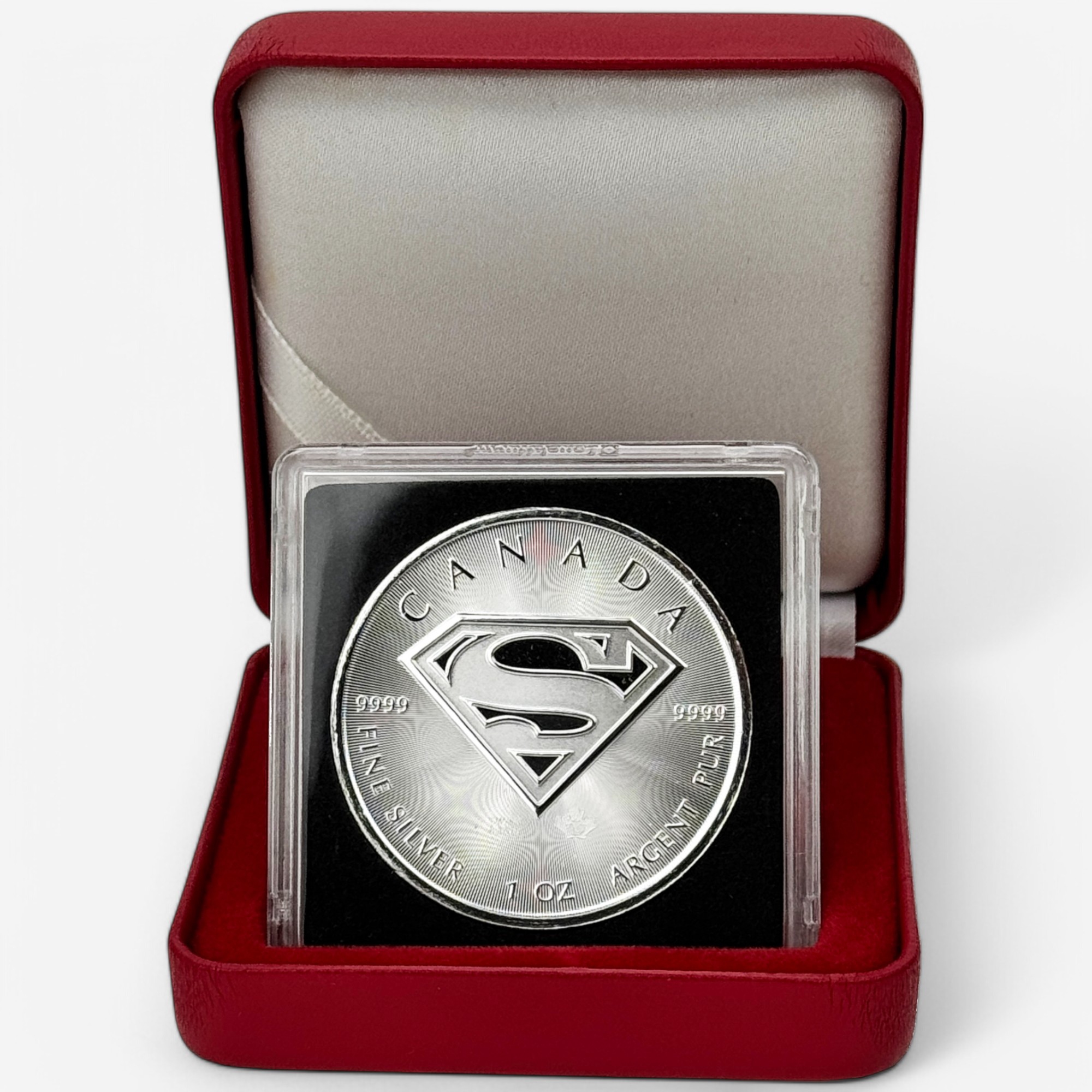 2016 $5 Superman Shield One-Ounce Fine Silver Coin with Case - TSC.ca