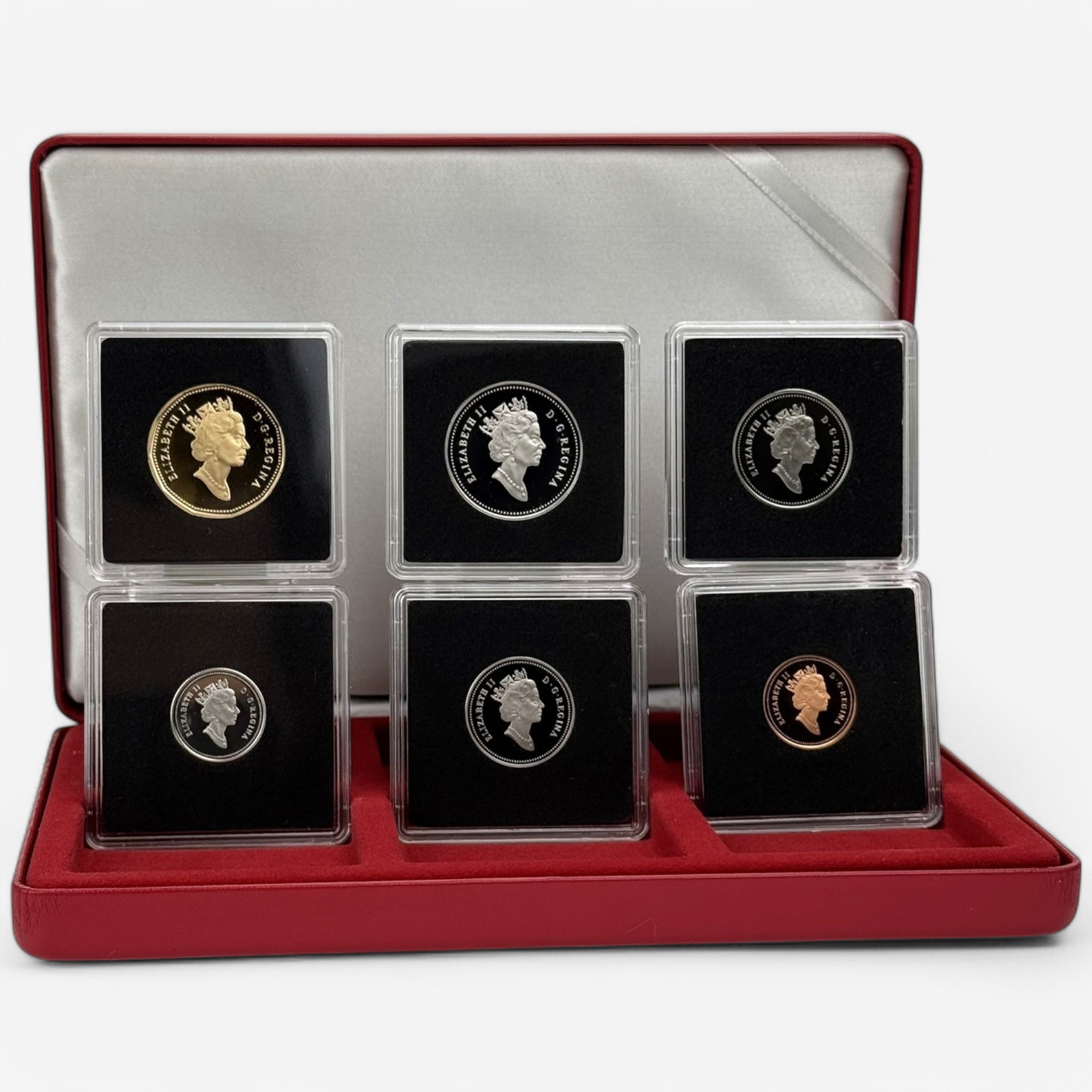 1990 Six-Coin Proof Set in Custom Case - TSC.ca