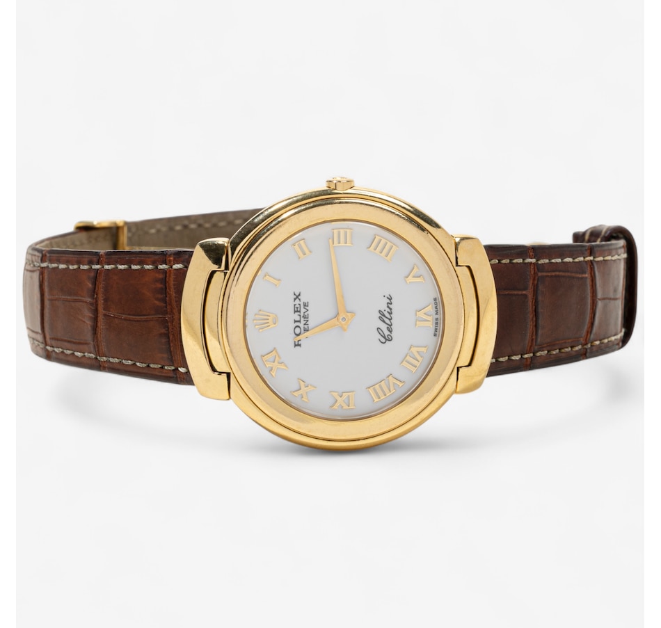 Image 747214.jpg, Product 747-214 / Price $7,495.00, Estate Originals 18K Yellow Gold ROLEX Cellini Swiss Made Wristwatch from Estate Originals on TSC.ca's Jewellery department