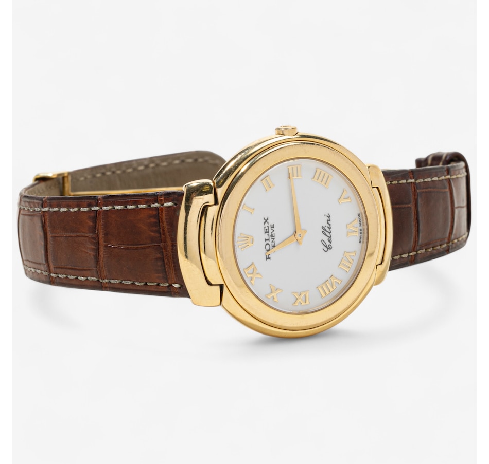 Image 747214_ALTMORE1.jpg, Product 747-214 / Price $7,495.00, Estate Originals 18K Yellow Gold ROLEX Cellini Swiss Made Wristwatch from Estate Originals on TSC.ca's Jewellery department