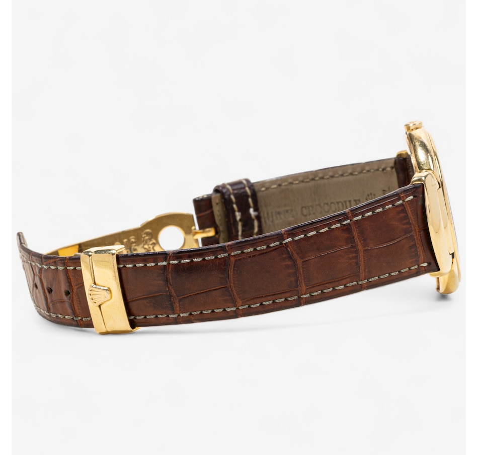 Image 747214_ALTMORE2.jpg, Product 747-214 / Price $7,495.00, Estate Originals 18K Yellow Gold ROLEX Cellini Swiss Made Wristwatch from Estate Originals on TSC.ca's Jewellery department