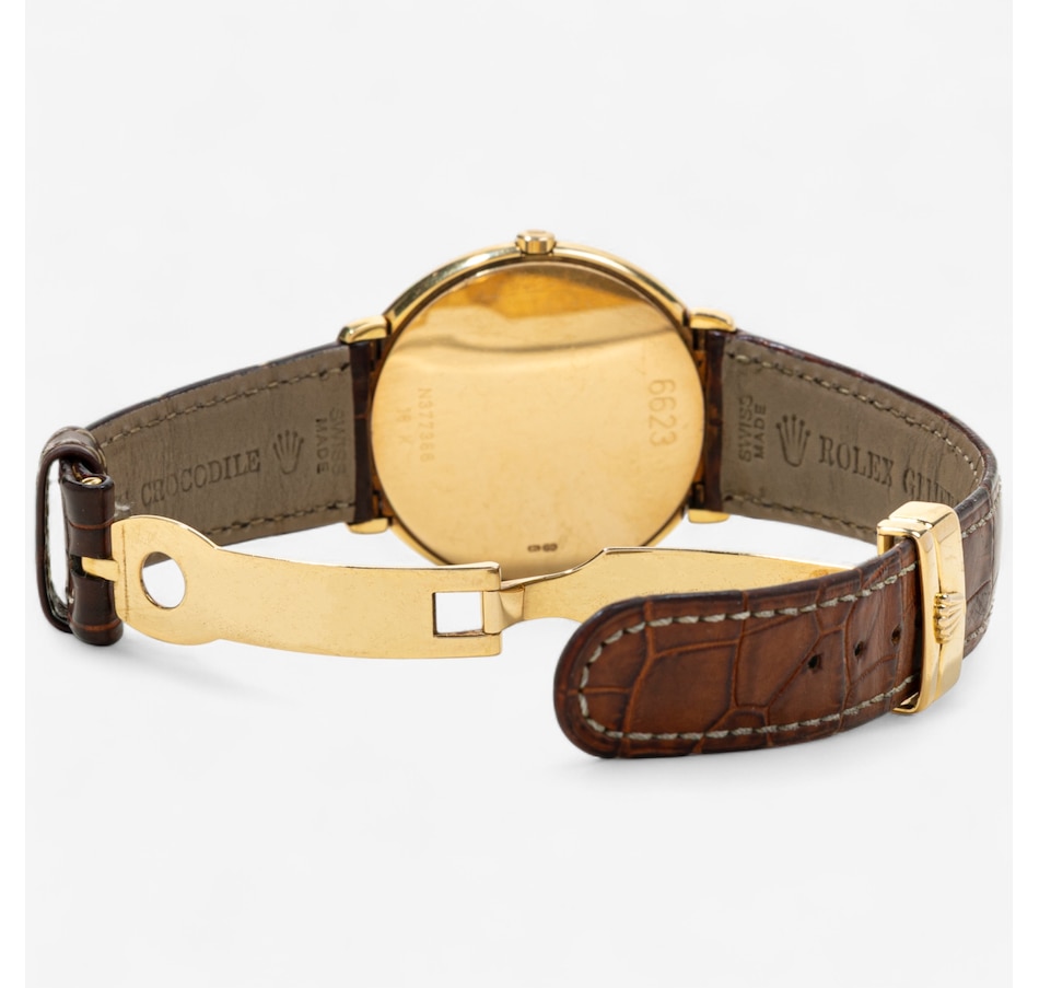 Image 747214_ALTMORE3.jpg, Product 747-214 / Price $7,495.00, Estate Originals 18K Yellow Gold ROLEX Cellini Swiss Made Wristwatch from Estate Originals on TSC.ca's Jewellery department