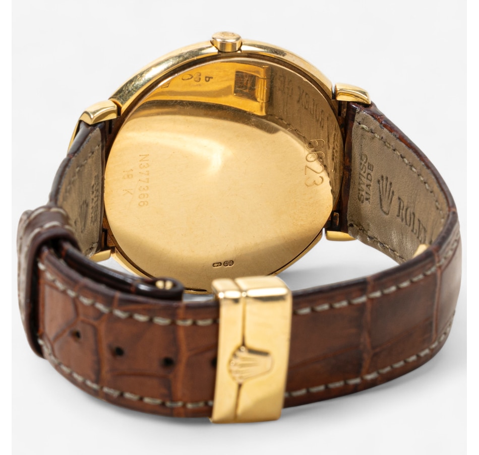 Image 747214_ALTMORE4.jpg, Product 747-214 / Price $7,495.00, Estate Originals 18K Yellow Gold ROLEX Cellini Swiss Made Wristwatch from Estate Originals on TSC.ca's Jewellery department