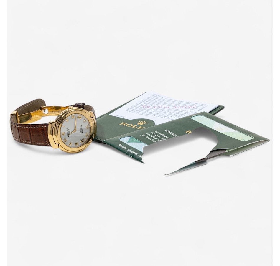 Image 747214_ALTMORE6.jpg, Product 747-214 / Price $7,495.00, Estate Originals 18K Yellow Gold ROLEX Cellini Swiss Made Wristwatch from Estate Originals on TSC.ca's Jewellery department