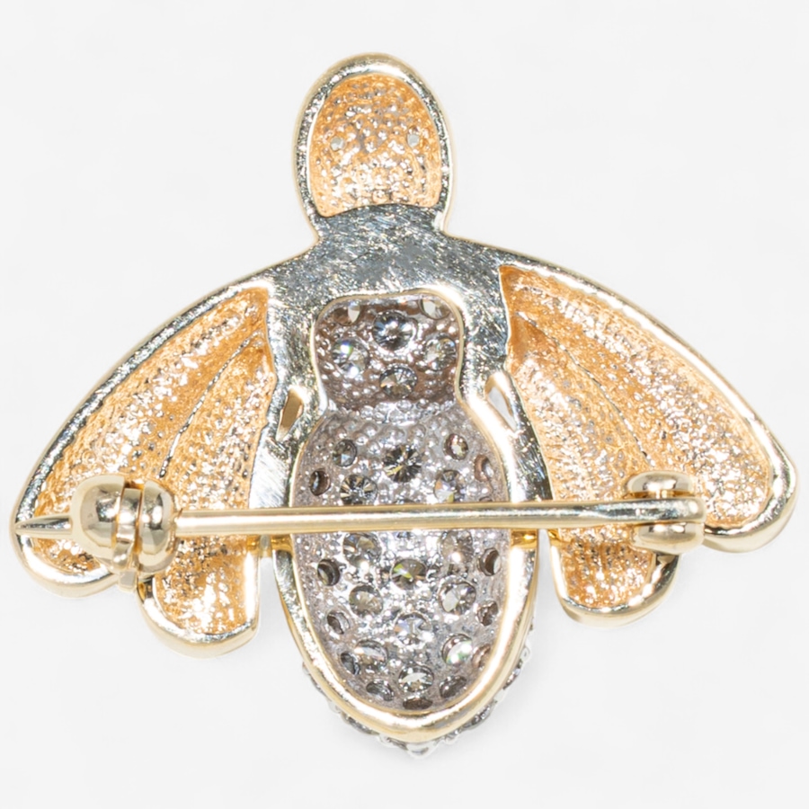 Image 747222_ALTMORE1.jpg, Product 747-222 / Price $2,995.00, Estate Originals 14K Yellow and White Gold Diamond-set Bee Brooch from Estate Originals on TSC.ca's Jewellery department