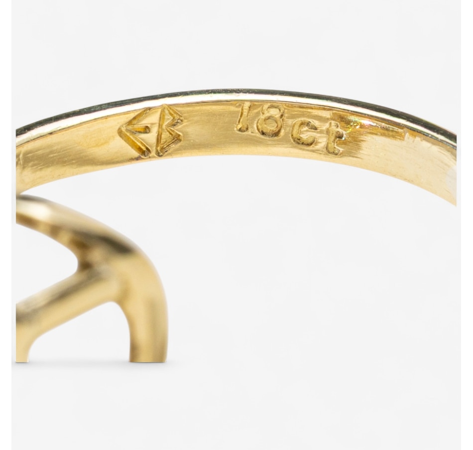 Image 747245_ALTMORE4.jpg, Product 747-245 / Price $2,695.00, Estate Originals 18K Yellow and White Gold Infinity Design Swirl Diamond Ring from Estate Originals on TSC.ca's Jewellery department