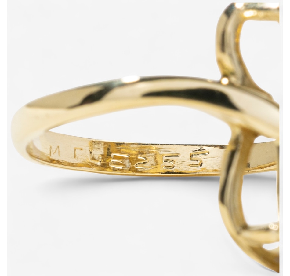 Image 747245_ALTMORE5.jpg, Product 747-245 / Price $2,695.00, Estate Originals 18K Yellow and White Gold Infinity Design Swirl Diamond Ring from Estate Originals on TSC.ca's Jewellery department