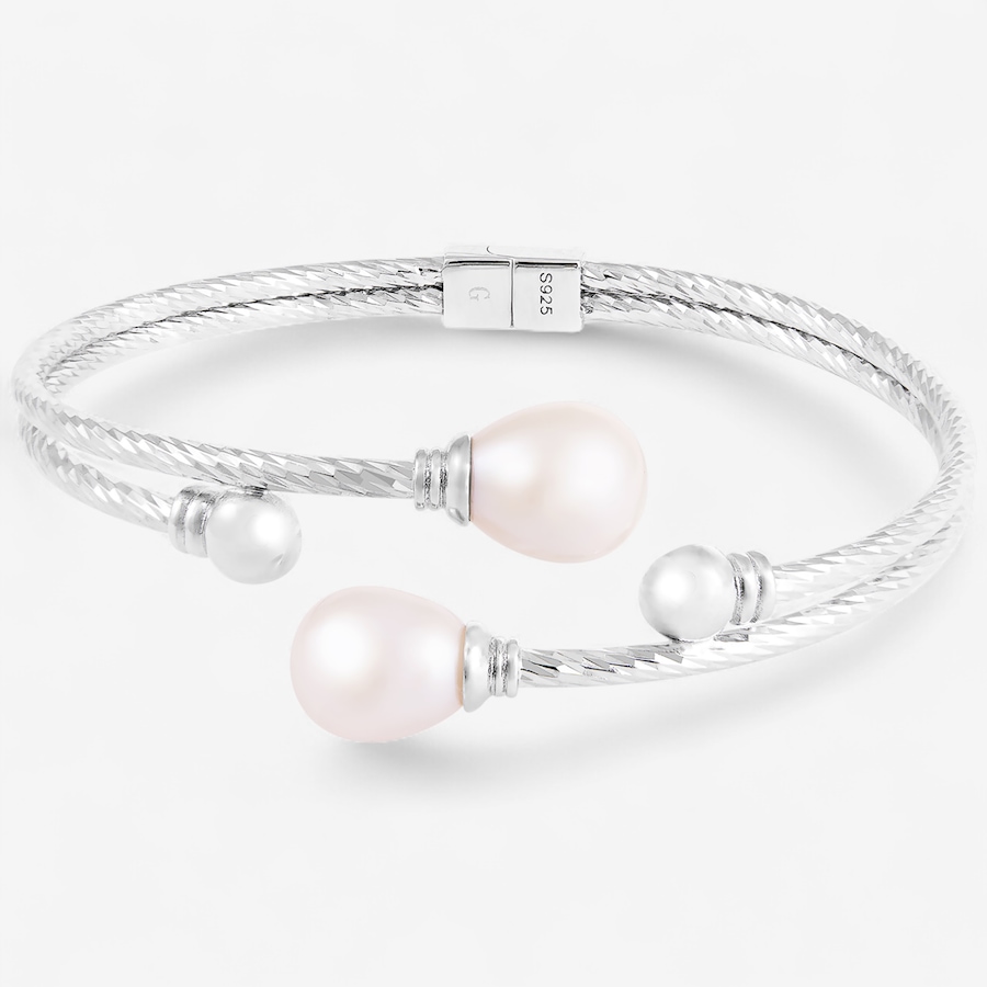 Image 747252_ALTMORE1.jpg, Product 747-252 / Price $119.99, Splendid Pearls Sterling Silver Rhodium Plate White Fresh Water Pearl Bangle from Splendid Pearls on TSC.ca's Jewellery department