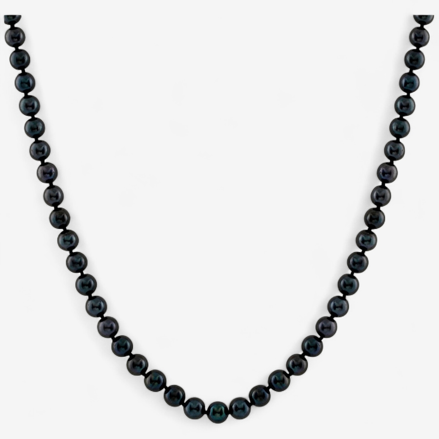 Image 747256.jpg, Product 747-256 / Price $729.99, Splendid Pearls 14K Yellow Gold Black Akoya Pearl Necklace from Splendid Pearls on TSC.ca's Jewellery department