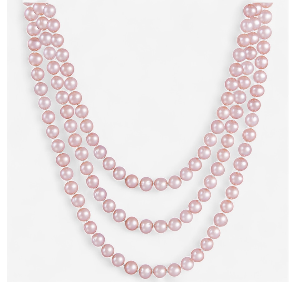 Image 747258_PNK.jpg, Product 747-258 / Price $229.99, Splendid Pearls Endless Fresh Water Pearl Necklace from Splendid Pearls on TSC.ca's Jewellery department