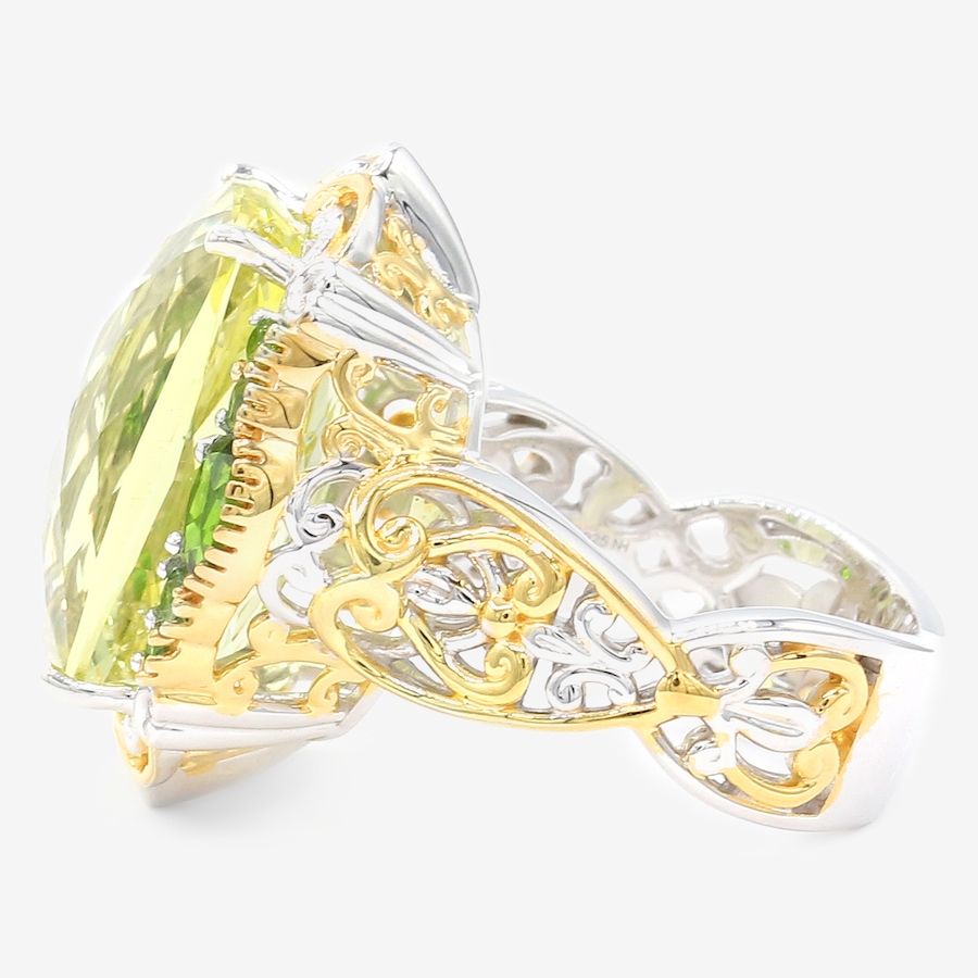 Image 747309_ALTMORE1.jpg, Product 747-309 / Price $449.99, Gems En Vogue Palladium Silver Ouro Verde and Chrome Diopside Ring from Gems En Vogue on TSC.ca's Jewellery department