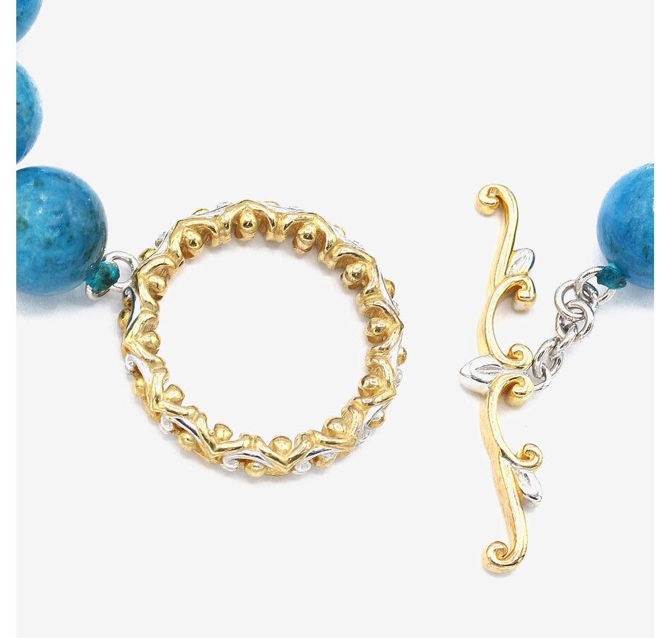 Image 747329_ALTMORE1.jpg, Product 747-329 / Price $119.99, Gems En Vogue Silver Palladium Apatite Bead Knotted Bracelet With Toggle from Gems En Vogue on TSC.ca's Jewellery department