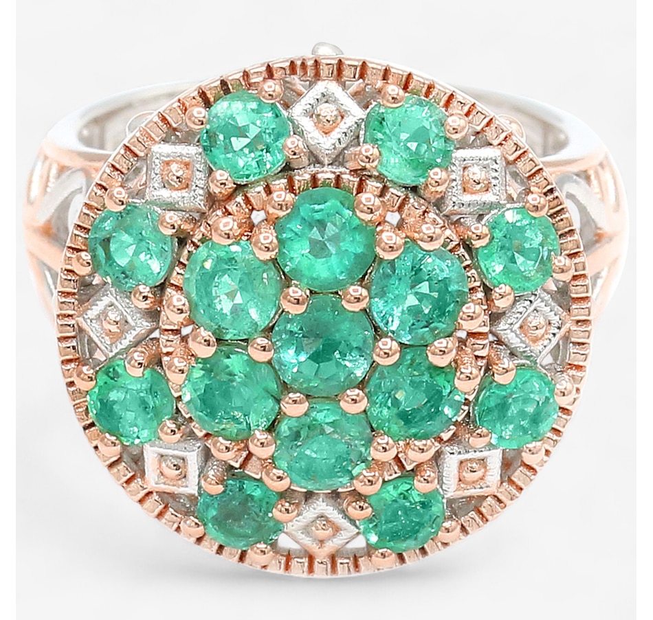 Image 747365.jpg, Product 747-365 / Price $239.99, Gems en Vogue Palladium Silver Grizzly Emerald Ring from Gems En Vogue on TSC.ca's Jewellery department