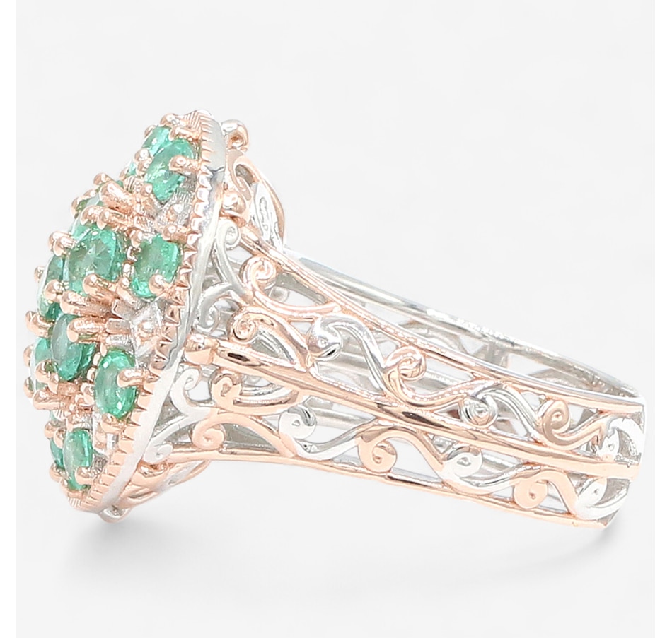 Image 747365_ALTMORE1.jpg, Product 747-365 / Price $239.99, Gems en Vogue Palladium Silver Grizzly Emerald Ring from Gems En Vogue on TSC.ca's Jewellery department