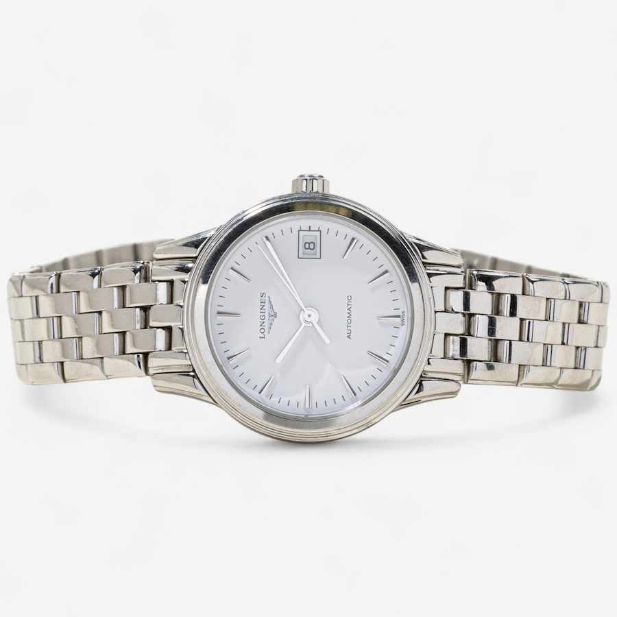 Image 747378.jpg, Product 747-378 / Price $1,995.00, Stainless Steel LONGINES FLAGSHIP CLASSIC Automatic Wristwatch from Estate Originals on TSC.ca's Jewellery department